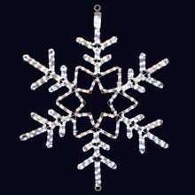 Load image into Gallery viewer, 24 inches LED Snowflake motif Lights outdoor decoration

