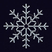Load image into Gallery viewer, 24 inches LED Snowflake motif Lights Holiday decoration
