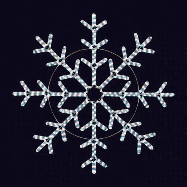 24 inches LED Snowflake motif Lights Holiday decoration