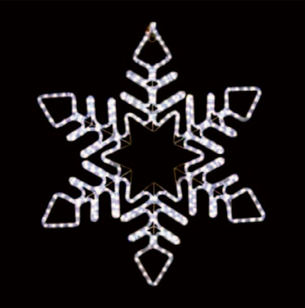 2D LED Snowflake Motif Decorative Light – Green tree lights