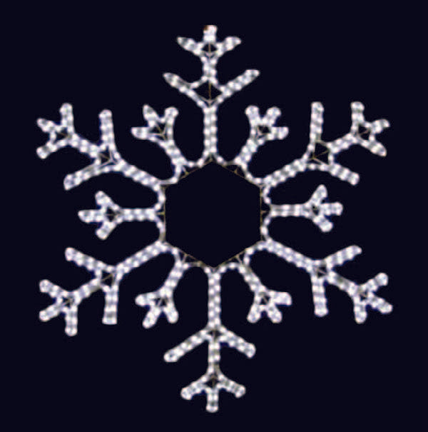 2D LED Snowflake motif Christmas lights