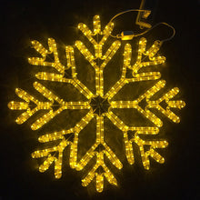 Load image into Gallery viewer, 24&quot; LED snowflake motif light rope light
