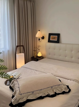 Load image into Gallery viewer, Bedside wall lamp suitable for bedroom room study new design cloth lamp
