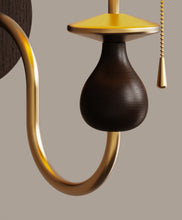 Load image into Gallery viewer, Bedside wall lamp suitable for bedroom room study new design cloth lamp
