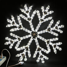 Load image into Gallery viewer, 24&quot; LED snowflake motif light rope light
