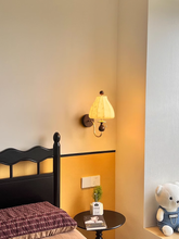 Load image into Gallery viewer, Bedside wall lamp suitable for bedroom room study new design cloth lamp
