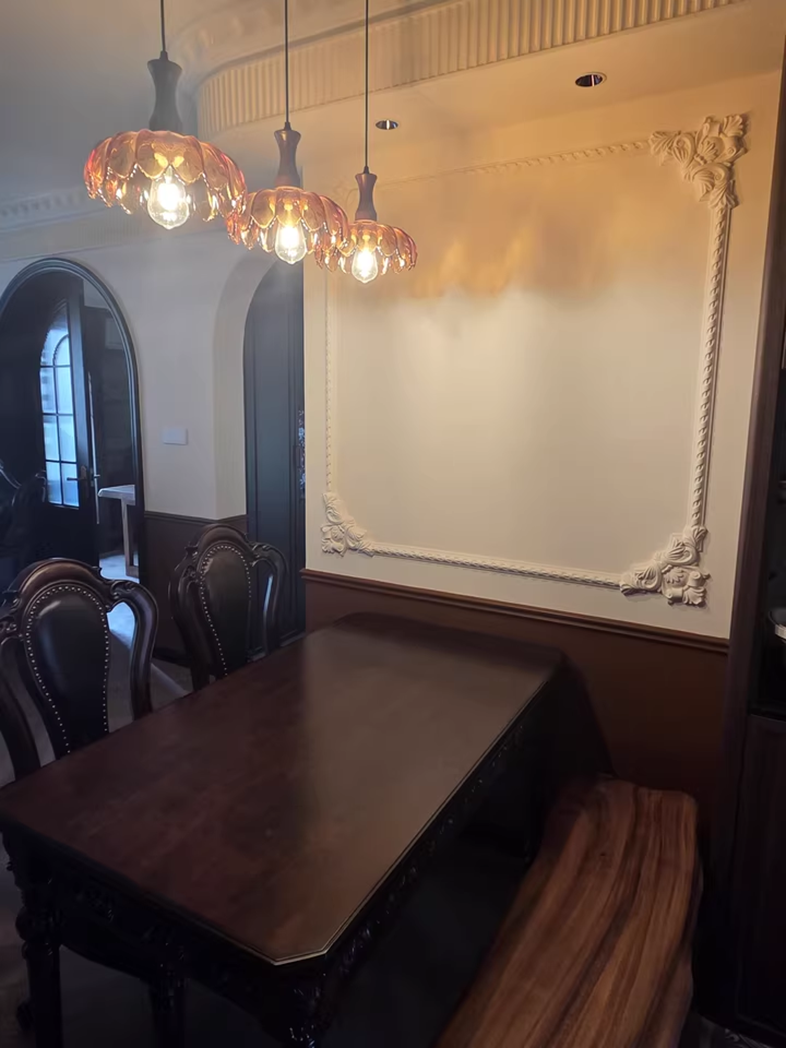 ثريا صدفية أنيقة لغرفة النوم وغرفة المعيشة وغرفة الطعام