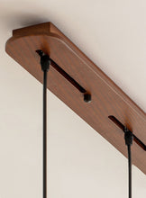 Load image into Gallery viewer, 3 Light Restaurant chandelier bar lamp hanging line lamp brown glass
