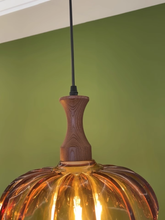 Load image into Gallery viewer, 3 Light Restaurant chandelier bar lamp hanging line lamp brown glass
