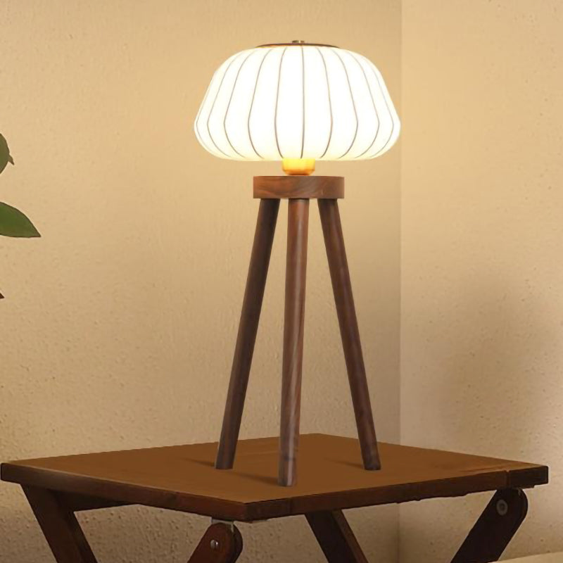 Black walnut table lamp retro personality living room bedroom floor lamp