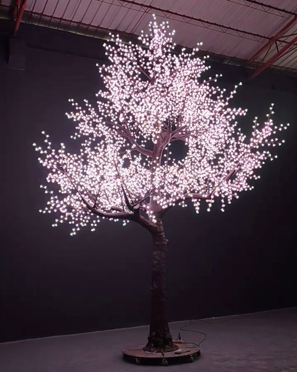 LED High simulation Cherry Blossom Tree lights Outdoor lighted trees,Height: 4.5m(14.76ft)
