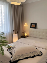 Load image into Gallery viewer, Bedside chandelier suitable for bedroom room study fabric decorative lamp
