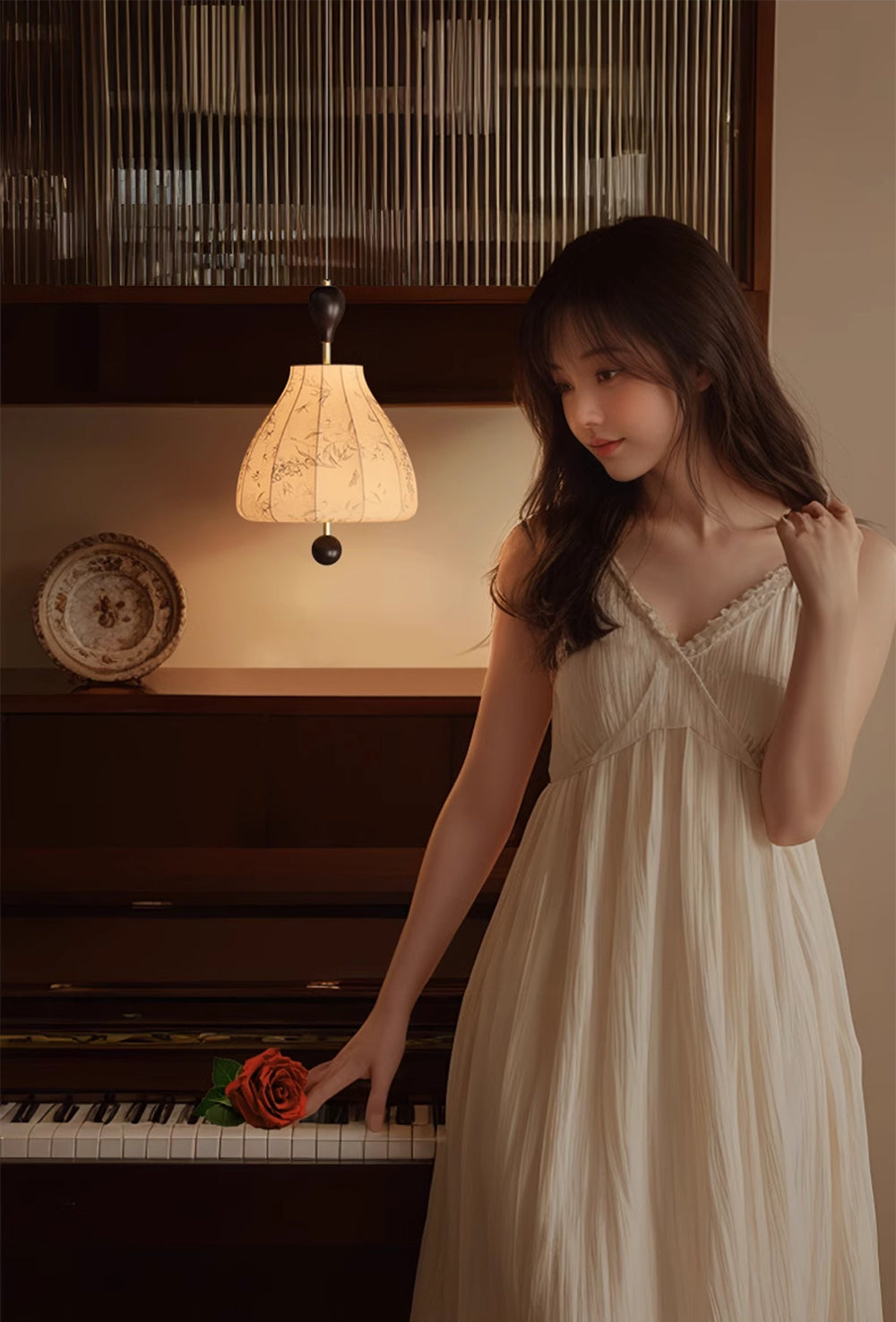 ثريا صدفية أنيقة لغرفة النوم وغرفة المعيشة وغرفة الطعام