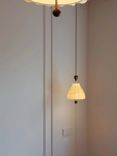 Load image into Gallery viewer, Bedside chandelier suitable for bedroom room study fabric decorative lamp
