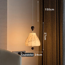 Load image into Gallery viewer, Bedside chandelier suitable for bedroom room study fabric decorative lamp
