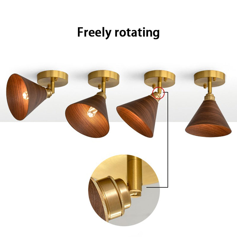 LED wall lamp copper material room decoration lamp