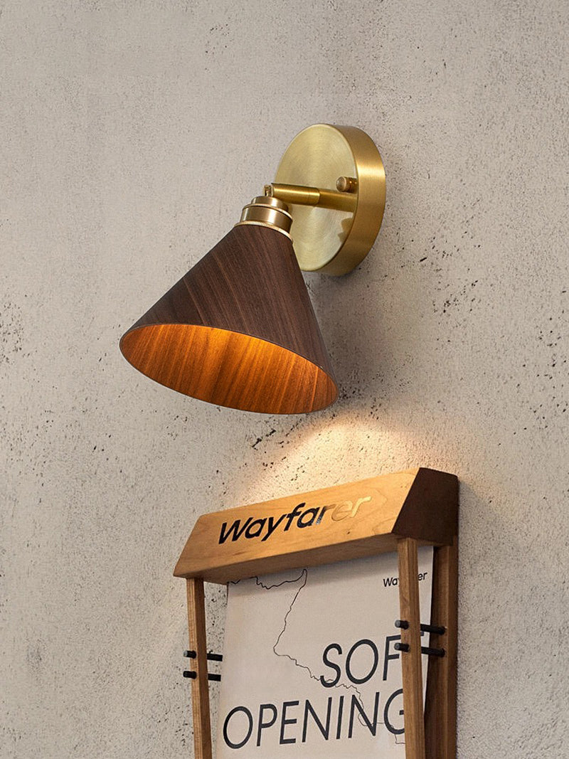 LED wall lamp copper material room decoration lamp