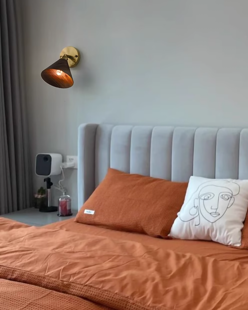 LED wall lamp copper material room decoration lamp