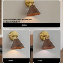 Load image into Gallery viewer, LED wall lamp copper material room decoration lamp
