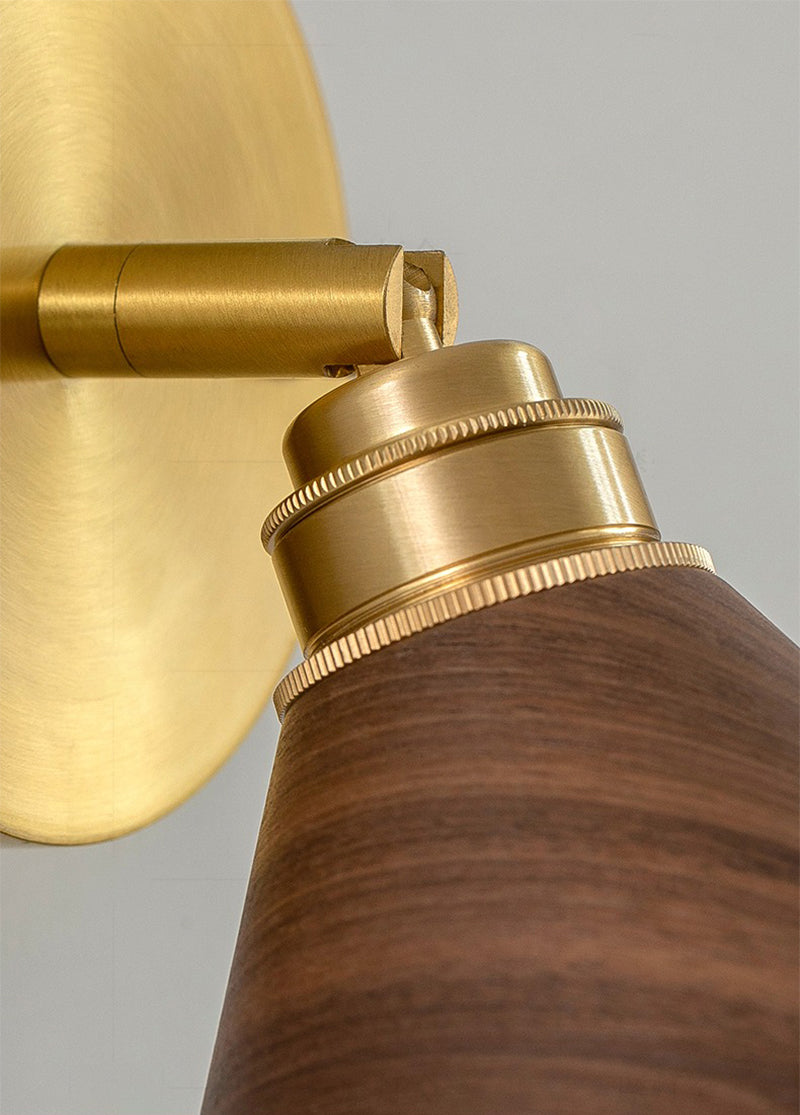 LED wall lamp copper material room decoration lamp