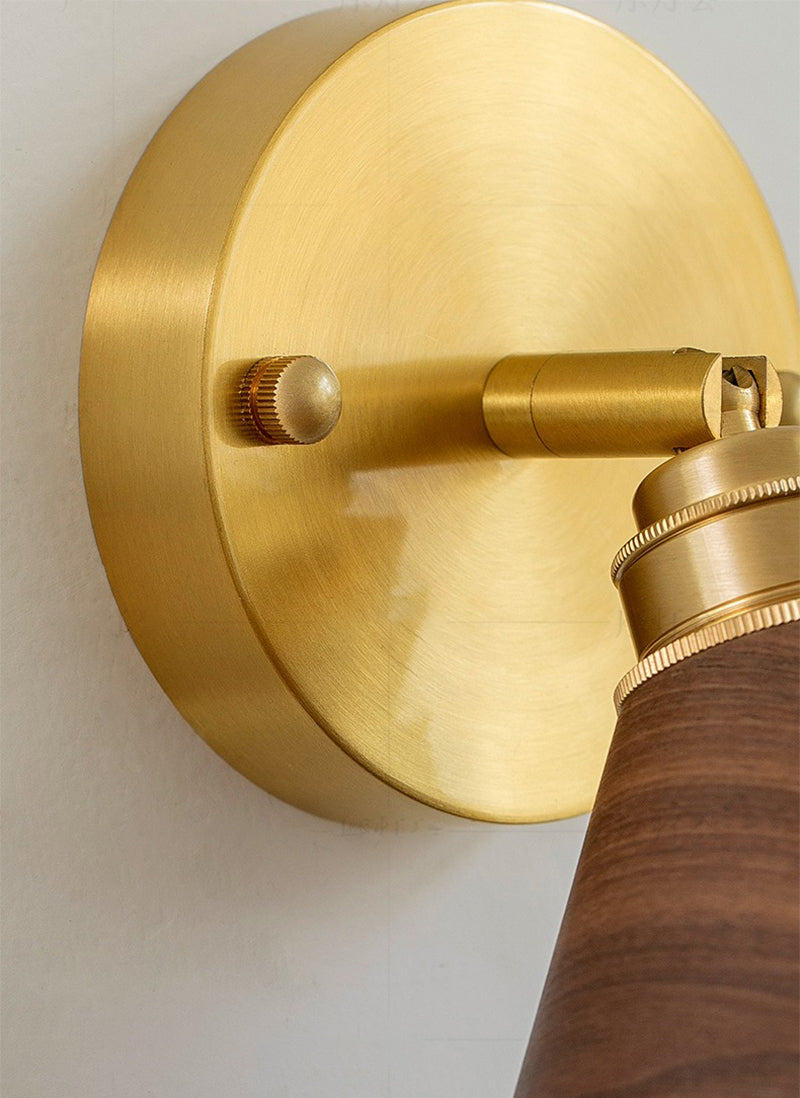 LED wall lamp copper material room decoration lamp