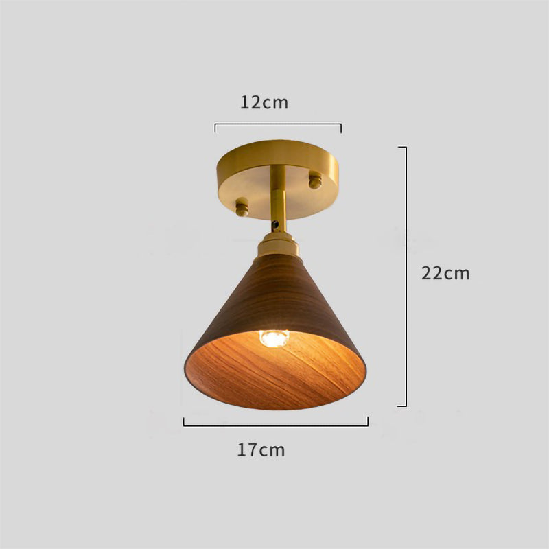 LED wall lamp copper material room decoration lamp