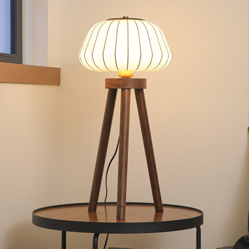 Black walnut table lamp retro personality living room bedroom floor lamp