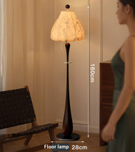 Load image into Gallery viewer, Wooden floor lamp Chinese style new fabric lamp
