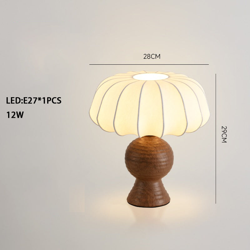 Retro ceramic table lamp room night light