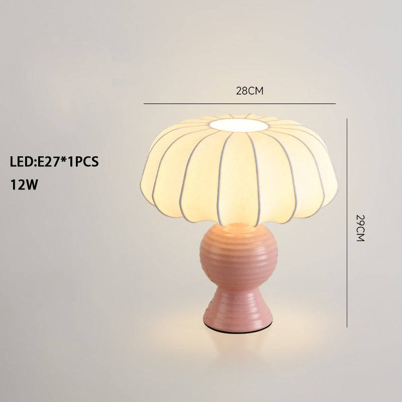 Retro ceramic table lamp room night light