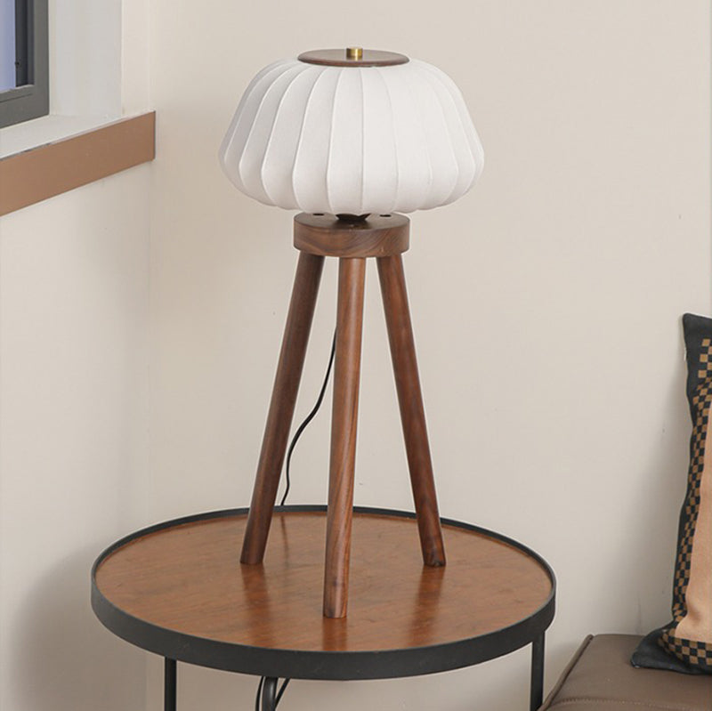 Black walnut table lamp retro personality living room bedroom floor lamp