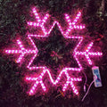 High bright LED snowflake motif light product detail for street decor