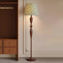 Load image into Gallery viewer, Pull cord switch vertical floor lamp French retro living room bedroom table lamp
