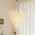 French design glass chandelier hanging lamps living room lamp