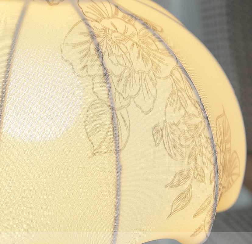 French style small table lamp retro bedside lamp