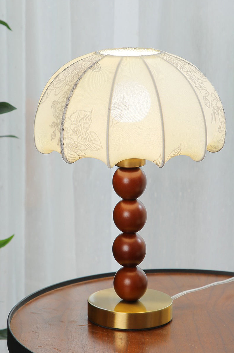 French style small table lamp retro bedside lamp