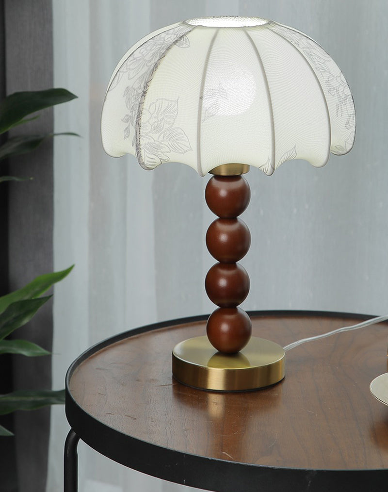 French style small table lamp retro bedside lamp