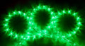 Green LED motif light color option for commercial holiday decor