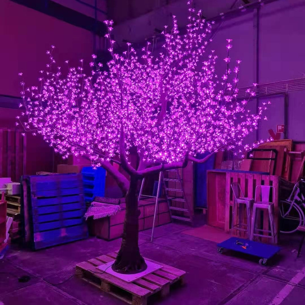 LED high simulation Cherry blossoms tree light,Height: 3.5m(11.5ft)