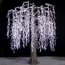 Load image into Gallery viewer, DMX512 smart controlled Multi color LED willow tree lights Height:3.5m(11.5ft)
