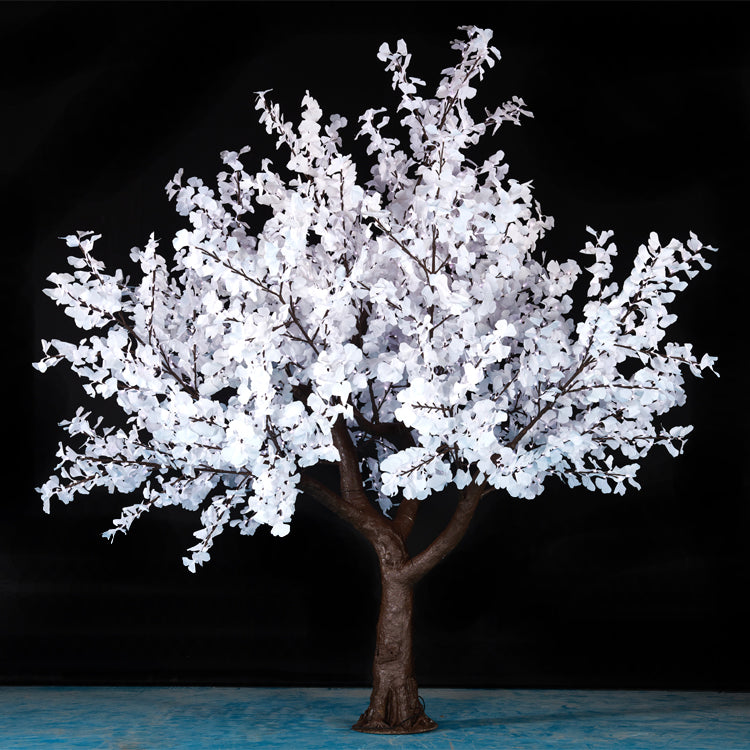 RGBW LED high simulation ginkgo tree light,Height: 3m(9.84ft)