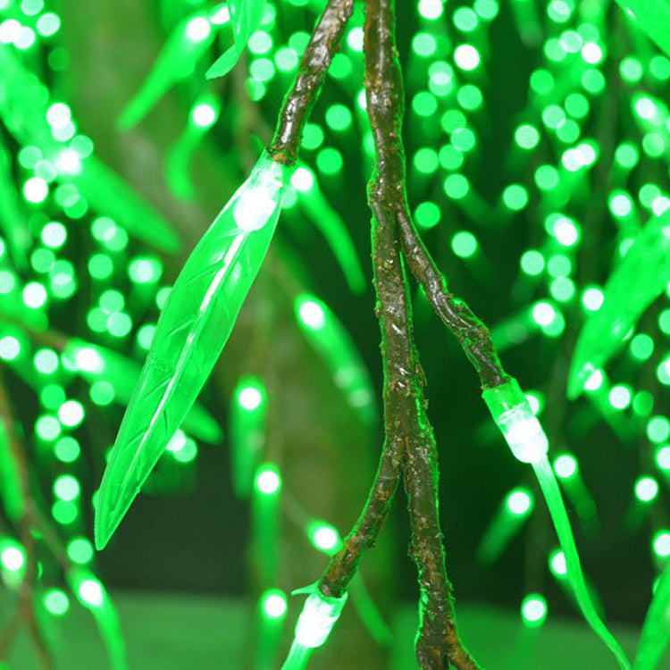 LED high Simulation Weeping willow tree lights Outdoor lighted trees,Height: 2m(6.56ft)