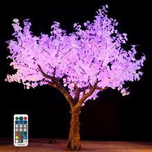 Load image into Gallery viewer, RGBW LED super high simulation ginkgo tree light,Height: 3.5m(11.5ft)
