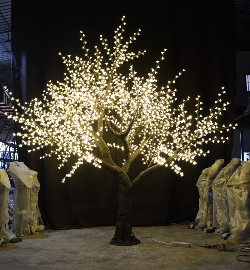 RGB Cherry Blossom Light Tree – ideal for commercial decoration projects, for wedding decoration by gtreelights.com