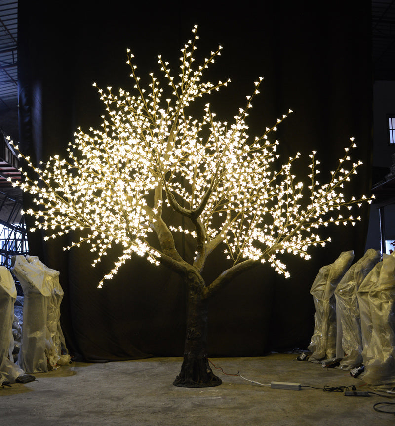 LED high simulation Cherry blossoms tree light,Height: 3m(9.84ft)