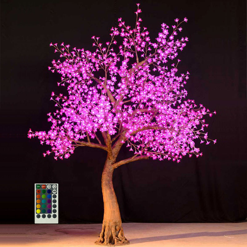 RGBW LED high simulation Cherry blossoms tree light,Height: 2.8m(9ft)