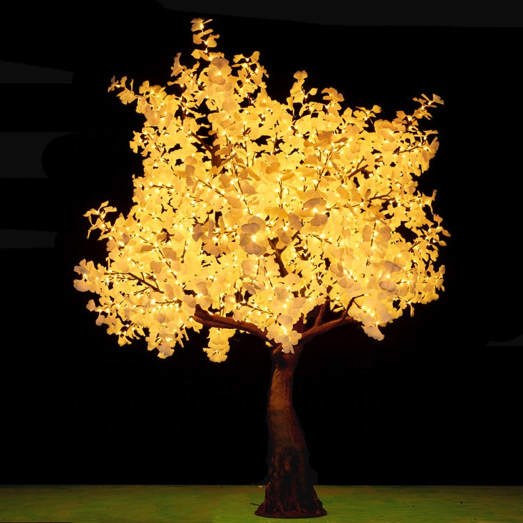 LED high simulation ginkgo tree light,Height: 2.8m(9ft)