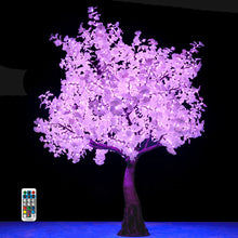 Load image into Gallery viewer, RGBW LED high simulation ginkgo tree light,Height: 2.8m(9ft)
