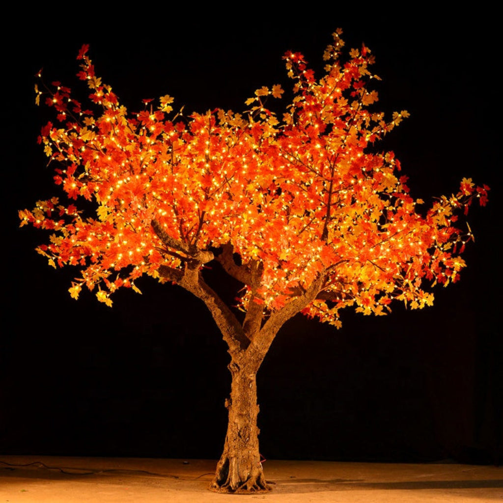 LED super high simulation maple leaf tree light,Height: 3.5m(11.5ft ...