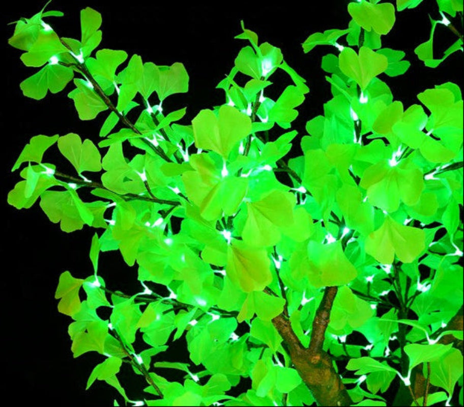 Green LED super high simulation Ginkgo tree light Height 3.5m(11.5ft)